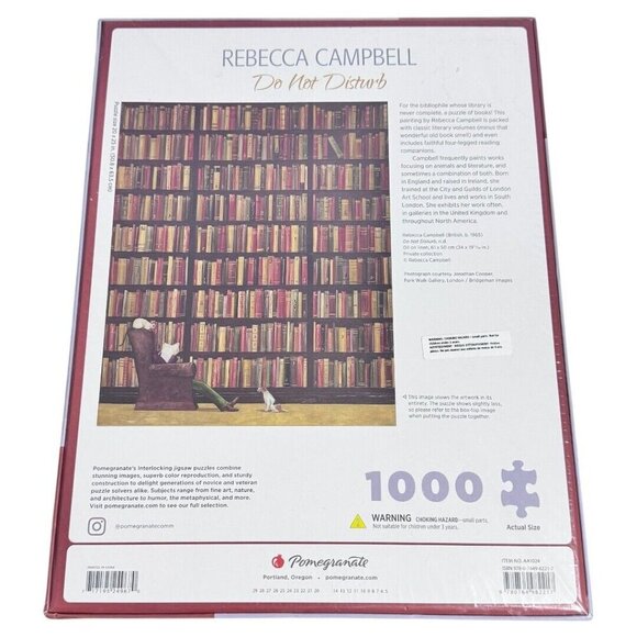 Rebecca Campbell Do Not Disturb 1000-Piece Jigsaw Puzzle by Pomegranate SEALED - Picture 4 of 4